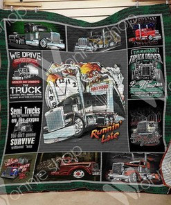 Personalized Truck Quilt Bedding Set Blanket, Great for Bedroom Decor and Family Gifts