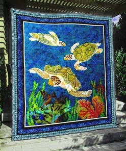 Personalized Turtle Bedding Set - Perfect for Bedroom Decor and Family Gifts