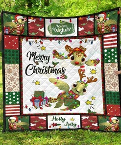 Personalized Turtle Quilt Bedding Set - Great for Picnic and Family Gifts