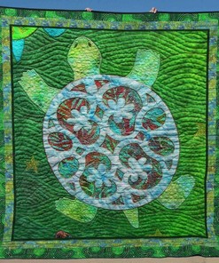 Personalized Turtle Tu090705A Tbg Quilt Blanket Bedding Set, Great for Home Decoration and Family Gifts