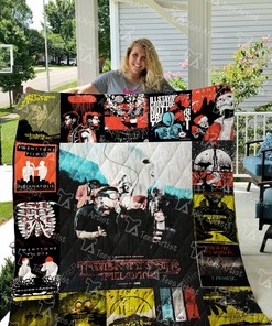 Personalized Twenty One Pilots Quilt Bedding Set, Great for Bedroom Decoration and Family Gifts