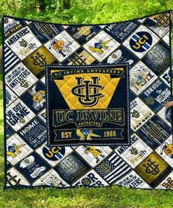 Personalized UC Irvine Anteaters Quilt Blanket Bedding Set - Perfect for Bedroom Decor and Family Gifts