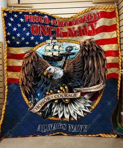 Personalized Veteran Blanket 3D Printing Quilt Bedding Set for Home and Picnic