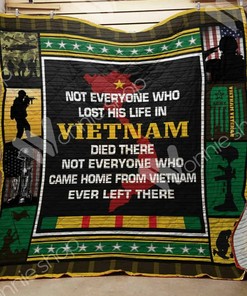 Personalized Vietnam Veteran Quilt Bed Set Blanket - Perfect for Bedroom Decor and Family Gifts
