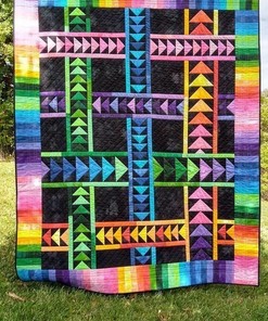 Personalized Wandering Geese Quilt Bedding Set - Great for Bedroom Decor and Family Gifts