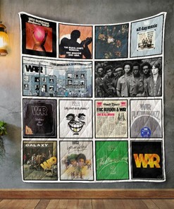 Personalized War Album Covers Quilt Bedding Set Blanket - Great for Bedroom Decor and Family Gifts