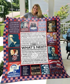 Personalized West Wing Quotes Quilt Bedding Set Blanket - Great for Bedroom Decor and Family Gifts