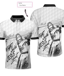 Personalized What Would Jesus Shoot Polo Shirt