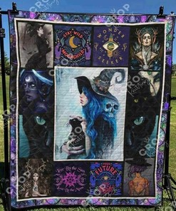 Personalized Wicca Quilt Blanket Bedding Set - Great Gifts for Family and Bedroom Decor