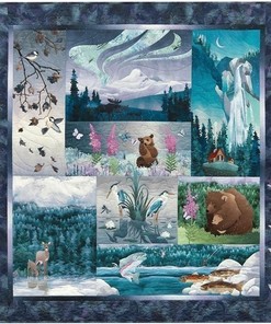 Personalized Wildlife Quilt Bedding Set Blanket for Home and Picnic