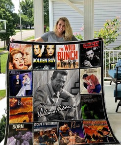 Personalized William Holden Quilt Bedding Set for Home Decor and Family Gifts