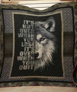 Personalized Wolf Quilt Blanket Bedding Set - Suitable for Home Decoration and Picnic