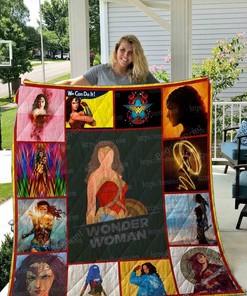 Personalized Wonder Woman Quilt Bedding Set Gifts for Fans