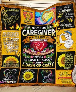 Personalized Wonderful Caregiver Quilt Bedding Set Blanket - Perfect for Family Gifts and Bedroom Decor