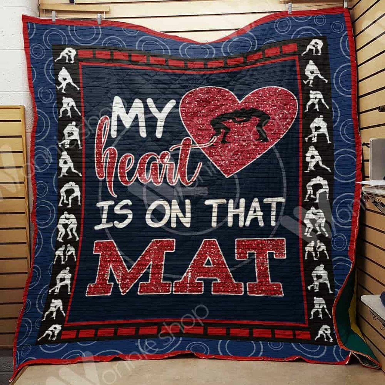 Personalized Wrestling Legend Quilt Bedding Set - Gifts for Family and Bedroom Decor