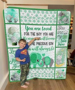 Personalized You Are Loved Quilt Bedding Set - Great for Bedroom Decor and Family Gifts