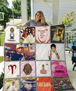 Pharrell Williams Personalized Quilt Bedding Set, Great for Bedroom Decoration and Family Gifts