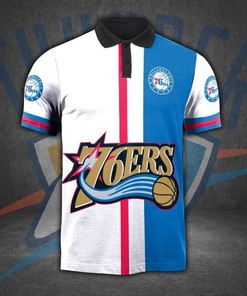 Philadelphia 76Ers 3D Polo Shirt