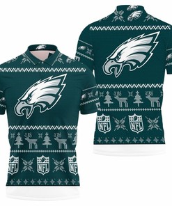 Philadelphia Eagles Christmas 3D Polo Shirt Gift for Fans