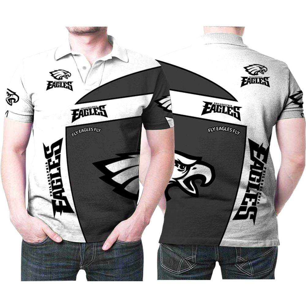 Philadelphia Eagles Fly Eagles Fly 3D Polo Shirt Gift for Fans