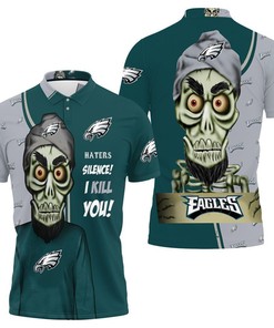 Philadelphia Eagles Haters Silence The Dead Terrorist T Shirt 3D Polo Shirt