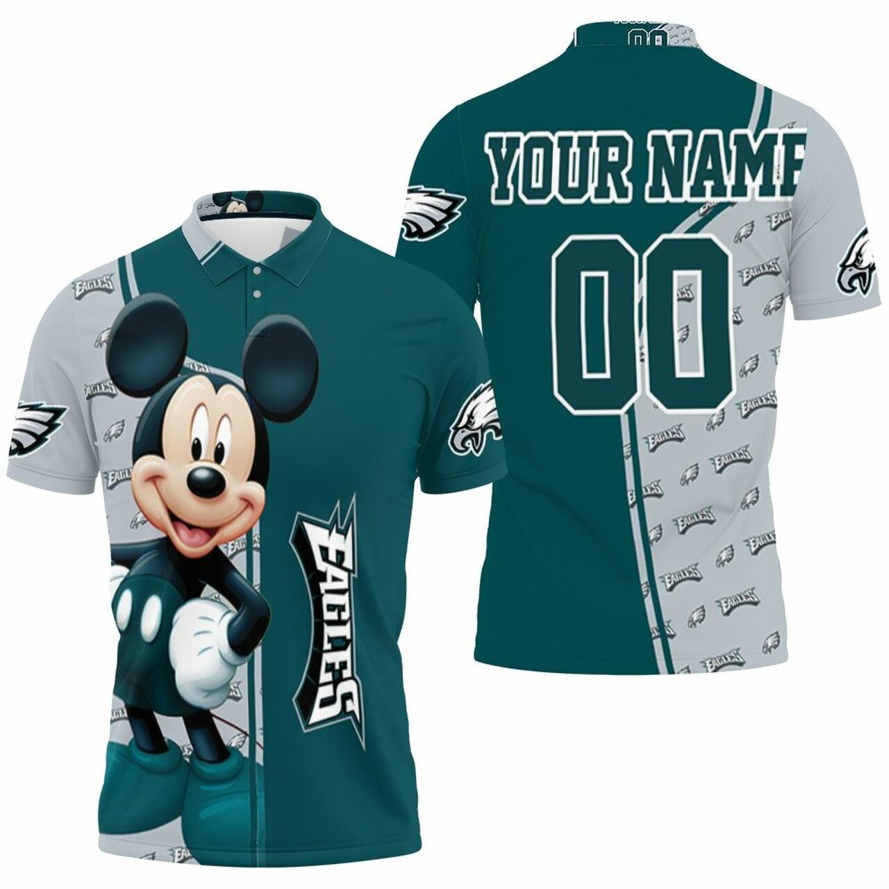 Philadelphia Eagles Personalized Polo Shirt Gift for Fans