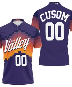 Phoenix Suns 2020 Earned Edition Jersey Inspired Personalized Polo Shirt