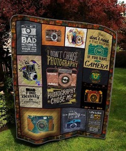 Photograph Chose Me Photograph Quilt Bedding Set Blanket Bedroom Decor, Gifts for Family