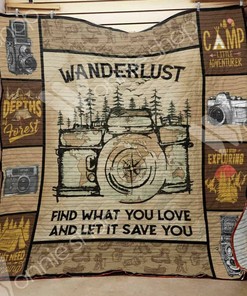 Photography Camping Personalized Quilt Bedding Set Blanket for Home Decoration and Family Gifts