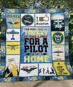 Pilot Quilt Bedding Set Bedroom Decor, Gifts for Family