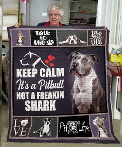 Pitbull Dog Custom Quilt Bedding Set Great for Bedroom Decor and Family Gifts