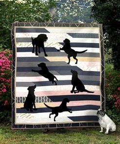 Pitbull Quilt Bedding Set Bedroom Decor, Gifts for Family