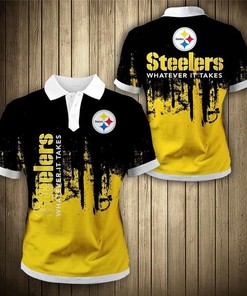 Pittsburgh Steelers 3D Polo Shirt