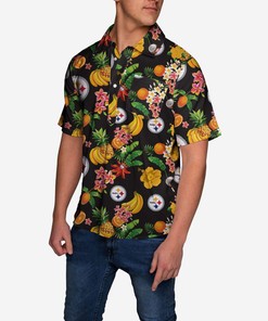Pittsburgh Steelers Fruit Flair Short Sleeve Polo Shirt
