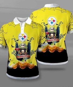 Pittsburgh Steelers Halloween Polo Shirt