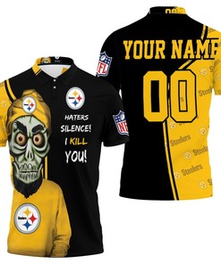 Pittsburgh Steelers Haters Silence Personalized Polo Shirt