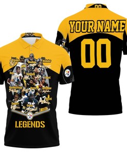 Pittsburgh Steelers Legends Team Great Player Signature Signed To All My Haters Jersey 2020 Nfl Season Polo Shirt