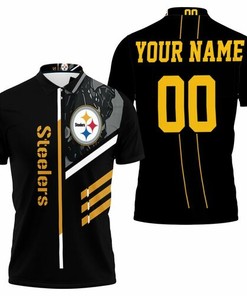 Pittsburgh Steelers Nfl Here We Go Personalized Polo Shirt