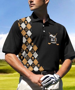 Play Golf Drink Beer No Shanks Just Drank Polo Shirt