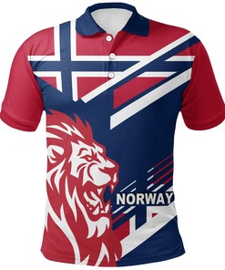 Polo Shirt - Norway Lion Flag
