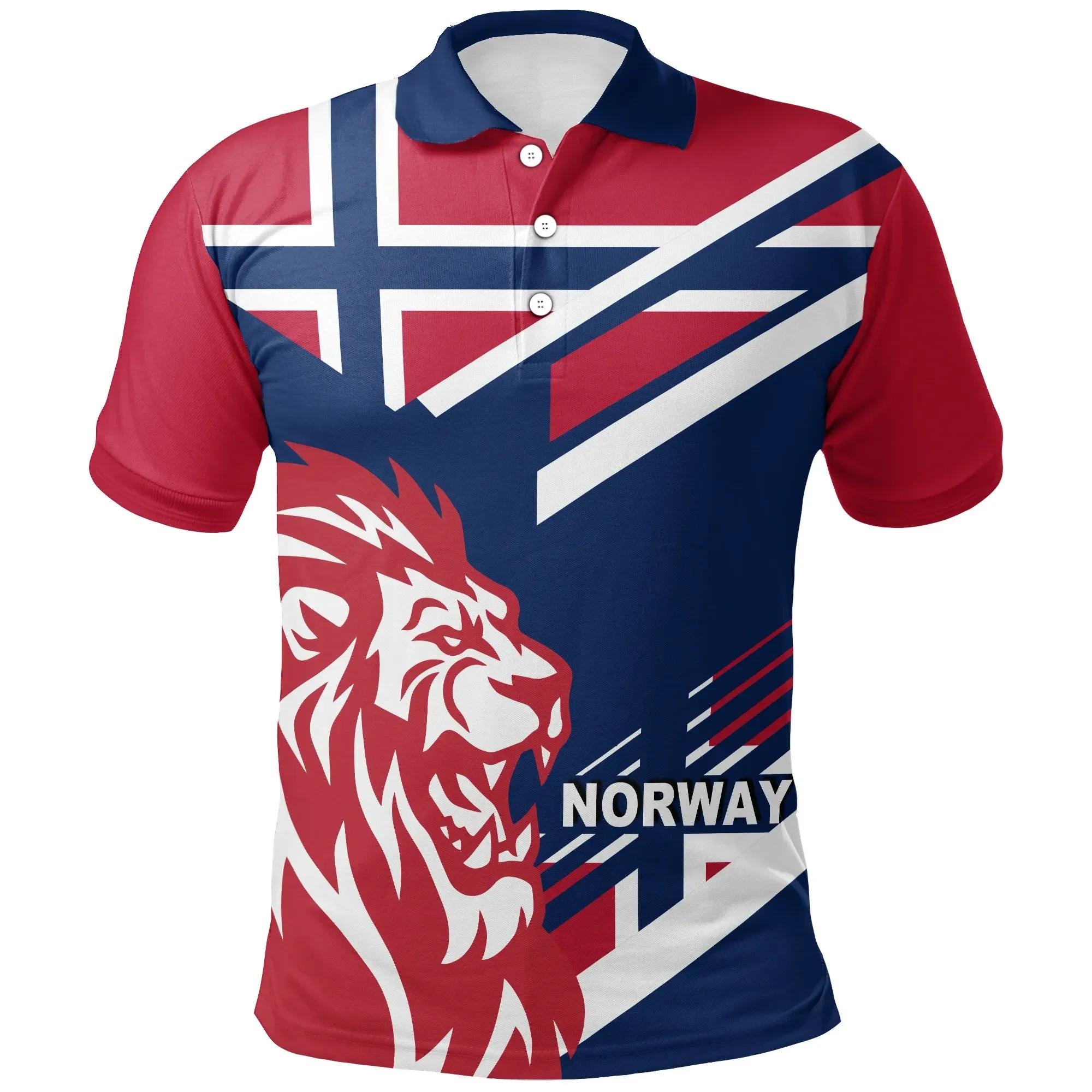 Polo Shirt - Norway Lion Flag