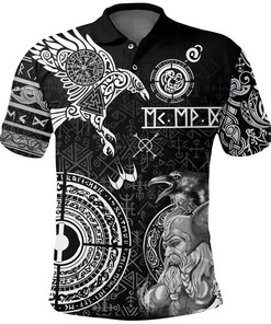 Polo Shirt - Odin And Raven Tattoo