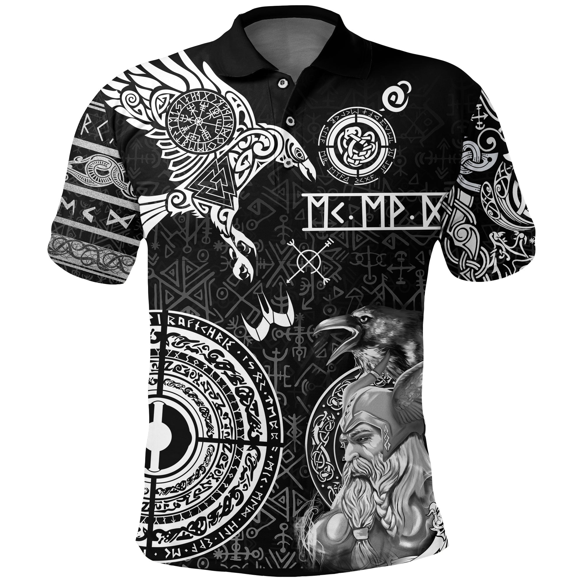 Polo Shirt - Odin And Raven Tattoo