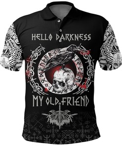 Polo Shirt - Raven And Skull