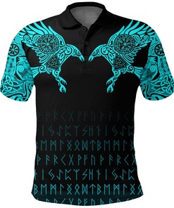 Polo Shirt - The Raven of Odin Tattoo