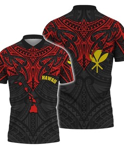 Polynesian Hawaii Polynesian Whale Tail Polo Shirt All Over Print