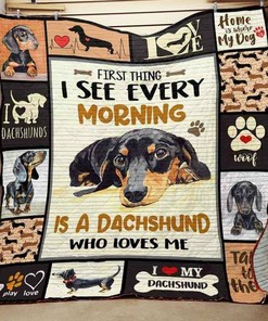 Pomeranian I Need My Pomeranian Personalized Quilt Bed Set Blanket- Great for Bedroom Decor and Family Gifts