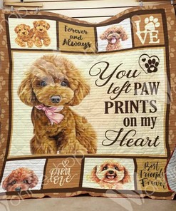 Poodle Dog Customized Quilt Bedding Set Blanket, Ideal for Home Decoration and Family Gifts