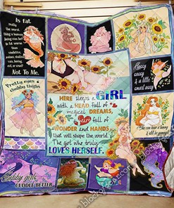 Pretty Chubby Girl Quilt Bedding Set Blanket Personalized for Home Decoration and Gifts