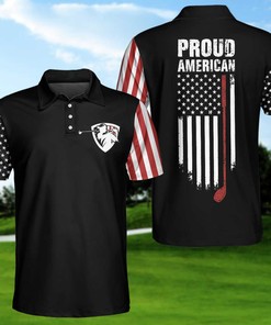 Proud American Golf Polo Shirt